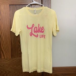 Lake Life Tee | Yellow | Size Small